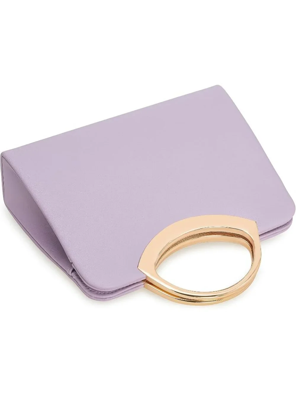 👜Women's Lavender Small Dressy Handbag Evening Bag Circle Handle Elegant Purse